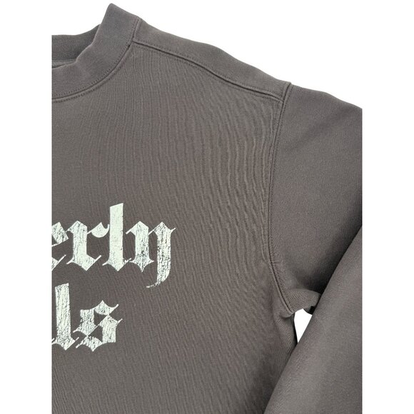 H&M Brown Beverly Hills Crewneck Graphic Pullover Sweatshirt | Gunge Streetwear - Picture 10 of 13